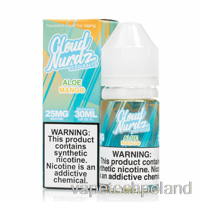 Vape Pod Ice Aloe Mango - Cloud Nurdz Salts - 30ml 25mg